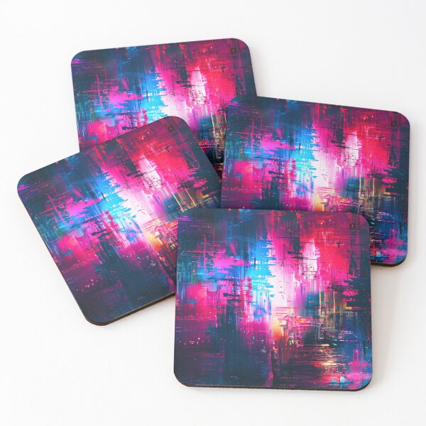 Item preview, Glitch Colorful Aesthetic Abstract Edgy Neon-Like Hues   designed and sold by DEC02.