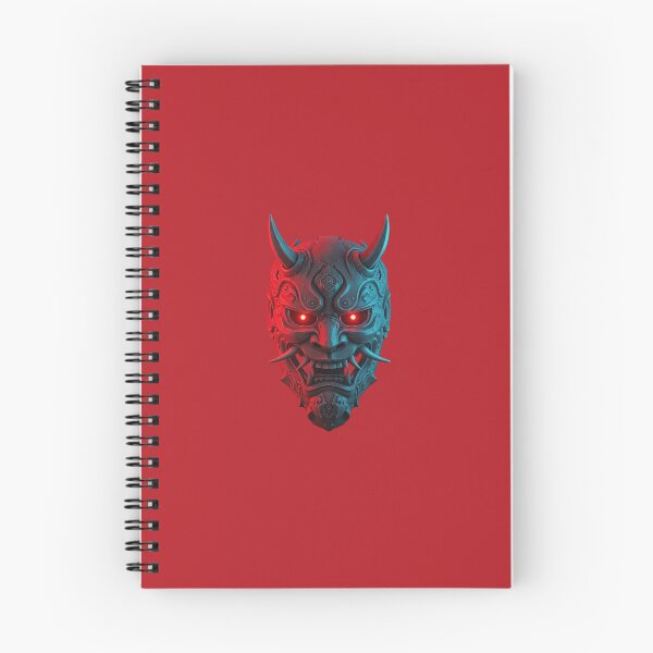 Item preview, Cyberpunk Oni Mask – Dark Gothic Neon Design designed and sold by Gothic Han.
