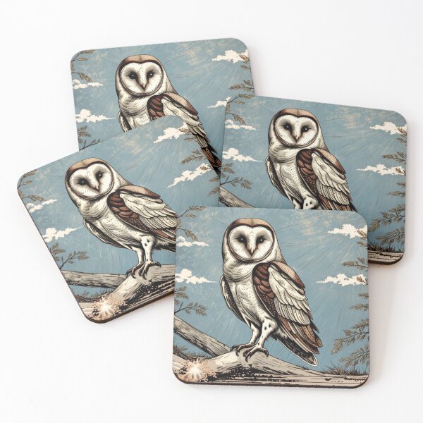 Item preview, Barn Owl Looks designed and sold by ArtRinseRepeat.