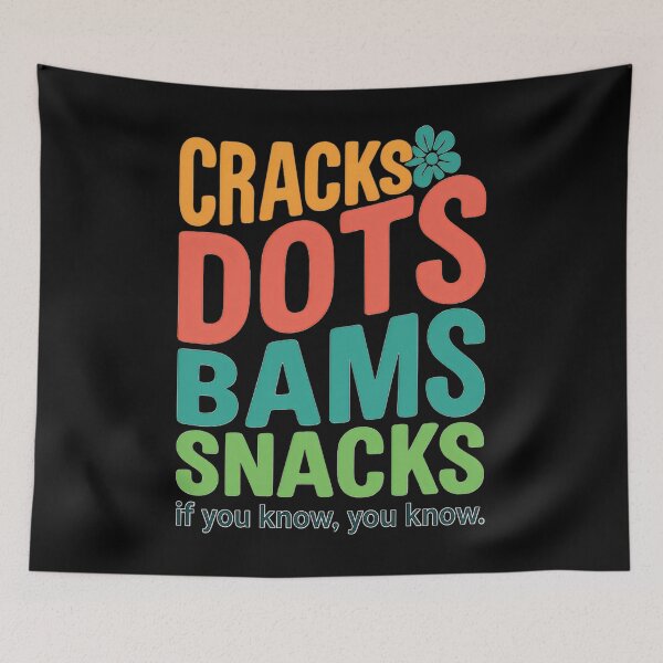 Item preview,  Cracks Dots Bams Snacks Mahjong  designed and sold by WallerChicArt.