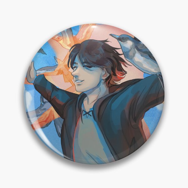 Item preview, Eren with birds  designed and sold by AzuriteMagpie.