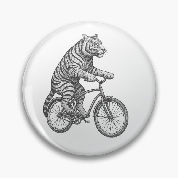 Item preview, Tiger on a Bicycle designed and sold by Lane L. Mälkin Design.