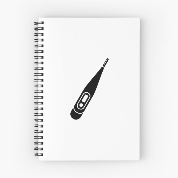 Item preview, Black Digital Thermometer Graphic designed and sold by THP Creative.