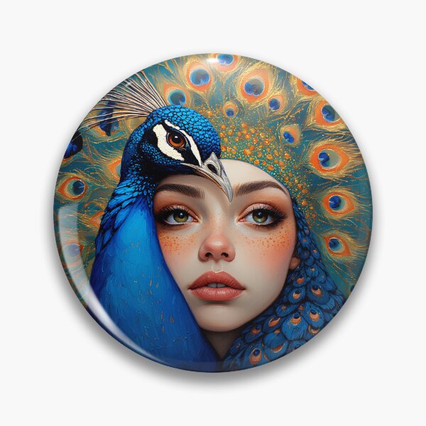 Item preview, A woman and a peacock. designed and sold by Natalia-Vlad.