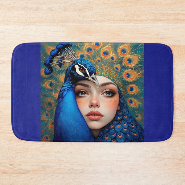 Item preview, A woman and a peacock. designed and sold by Natalia-Vlad.