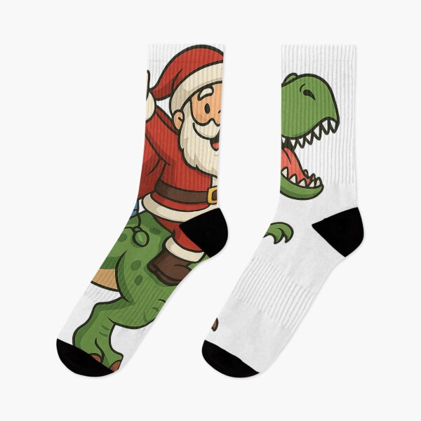 Item preview, Santa on a T-Rex: Shop Holiday Dino Chaos Now designed and sold by Eclipse 3699.