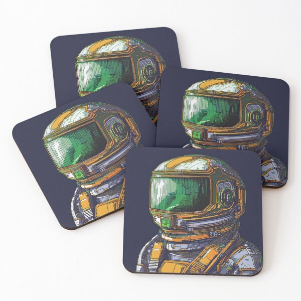 Item preview, Neon Space Pilot – Retro Pixel Astronaut Art designed and sold by BLoCKSiGNaL.