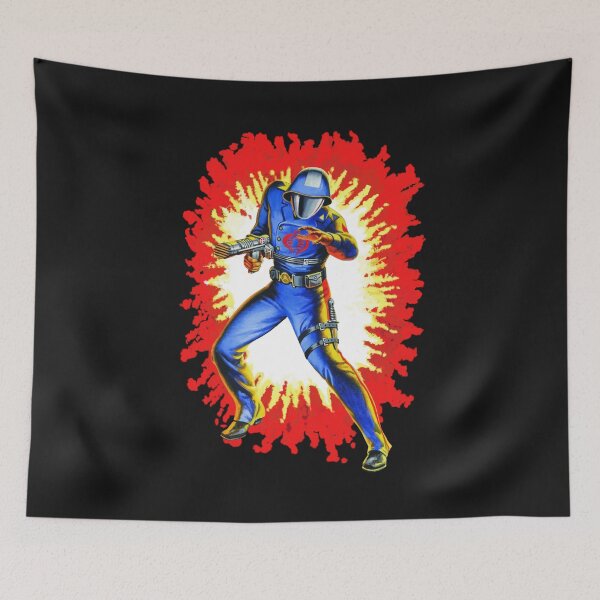 Item preview, GI Joe cobra commander toy card back design designed and sold by VeryEnglishGent.