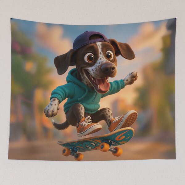 Item preview, Skater German Shorthaired Pointer designed and sold by Sillytoe.