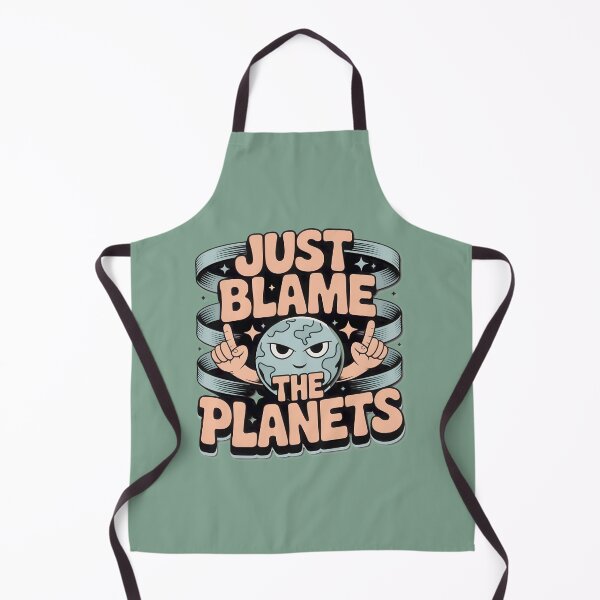 Item preview, Just Blame the Planets Retro Earth Design designed and sold by Beverly Newman.