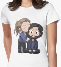 Casa de papel el Prof. and Raquel Women's Fitted T-Shirt