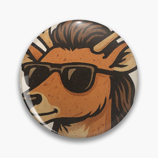 Item preview, Deer with Mullet Sticker designed and sold by SabbySplendor.