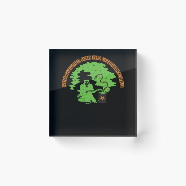 Item preview, Ki.ng Giz.zard Flying Microtonal Banana - Green and Orange  designed and sold by FrancisJeffrey.