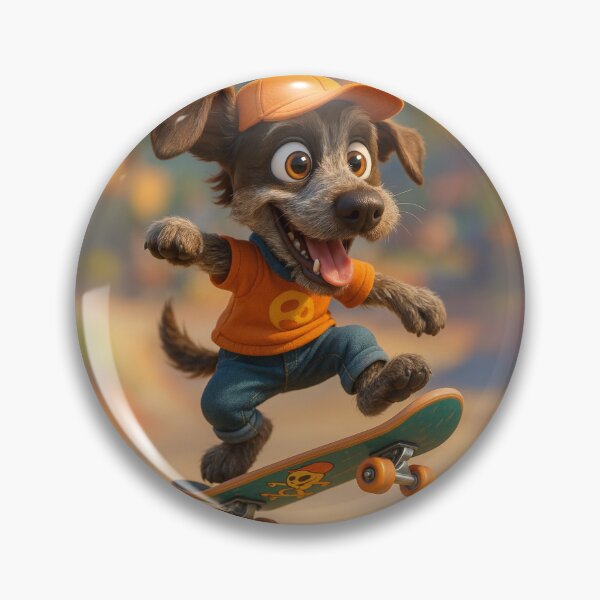Item preview, Skater German Wirehaired Pointer designed and sold by Sillytoe.