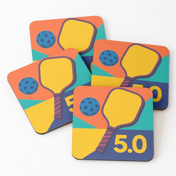 Item preview, Pickleball Player Rating 5.0 Bright Colors designed and sold by LovingJoyfully.