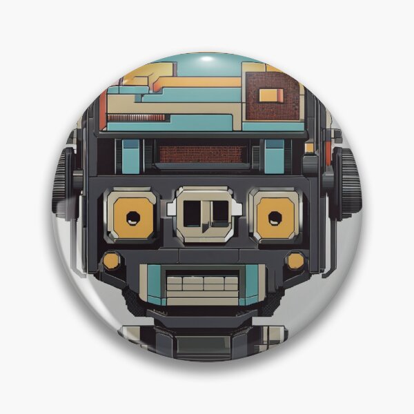 Artikelvorschau, Glitch Bot – Retro-Roboter-Pixelkunst entworfen und verkauft von BLoCKSiGNaL.