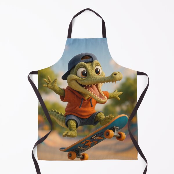Item preview, Skater Gharial Crocodile designed and sold by Sillytoe.
