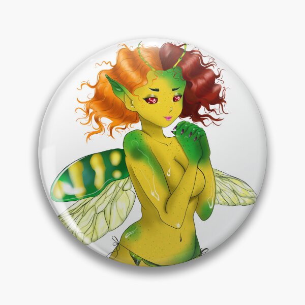 Item preview, Iridescent Beetle Fairy Elf – Nature-Inspired Art designed and sold by PinklePiCreates.