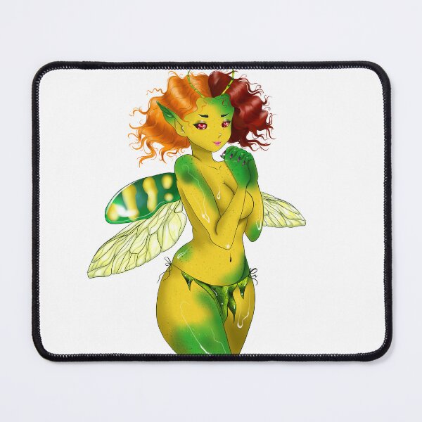 Item preview, Iridescent Beetle Fairy Elf – Nature-Inspired Art designed and sold by PinklePiCreates.
