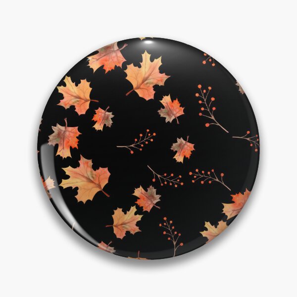 Item preview, Watercolor Autumn Maple Leaves Pattern with Berries – Cozy Fall Nature Graphic T-Shirt designed and sold by FestivityFinds.