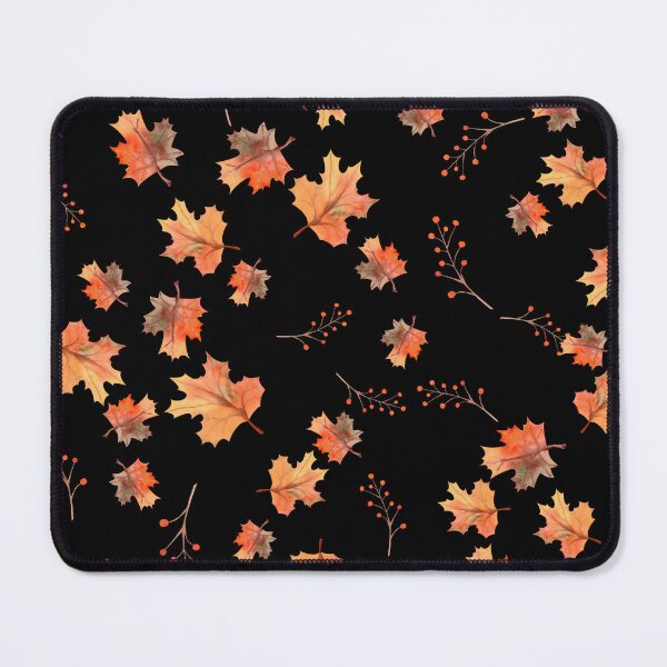 Item preview, Watercolor Autumn Maple Leaves Pattern with Berries – Cozy Fall Nature Graphic T-Shirt designed and sold by FestivityFinds.