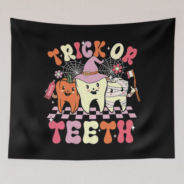 Item preview, Trick Or Teeth Funny Halloween For Dental Hygienist Or Assistant designed and sold by Designerdavion.