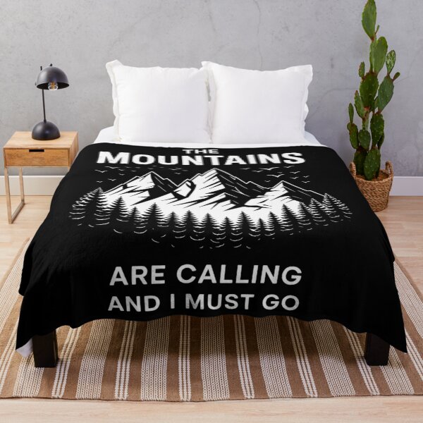 Item preview, The Mountains Are Calling And I Must Go Hiking designed and sold by Bandikonsalez.