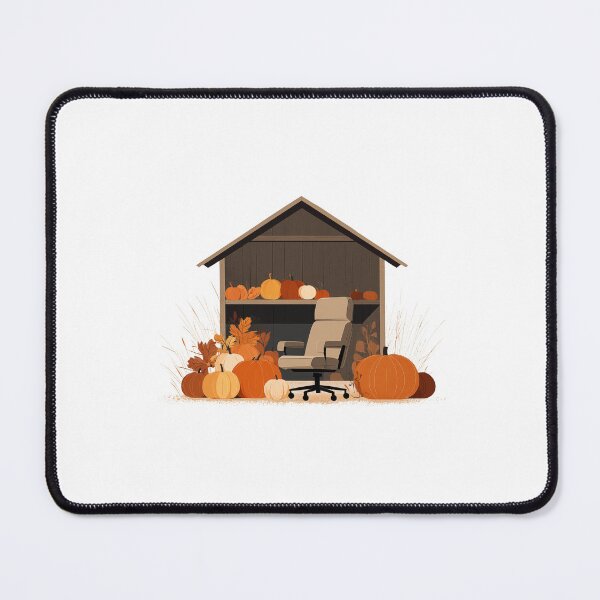Item preview, Barn Office Chair In A Cozy Little Scene designed and sold by FWLKIT.