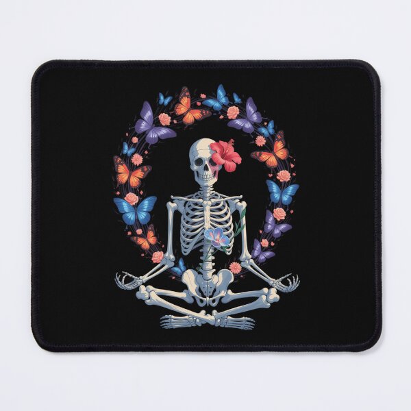 Item preview, Yoga Skeleton Halloween Meditating Skeleton designed and sold by Bandikonsalez.