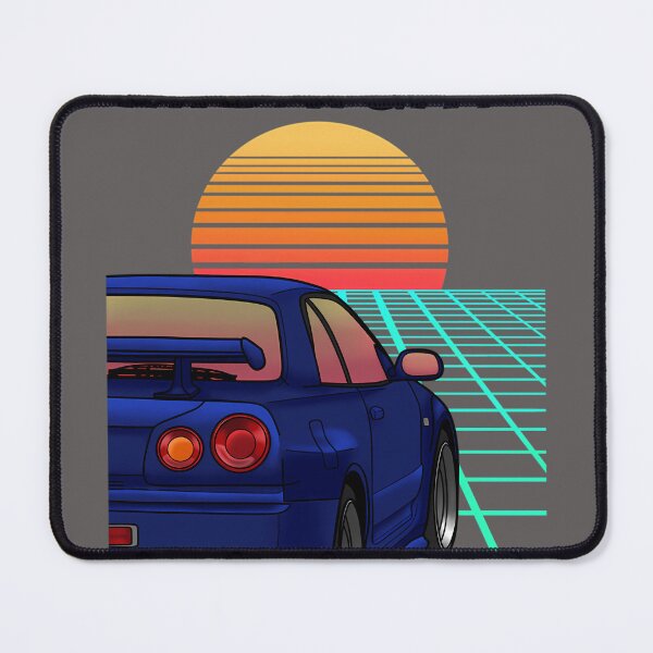 Item preview, Blue-R34-(Wangan-Midnight-Inspired) designed and sold by OdetteSandlin.