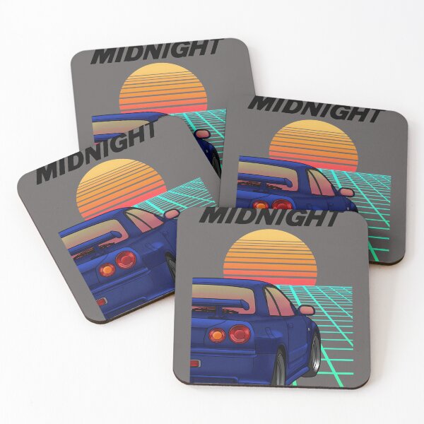 Item preview, Blue-R34-(Wangan-Midnight-Inspired) designed and sold by OdetteSandlin.