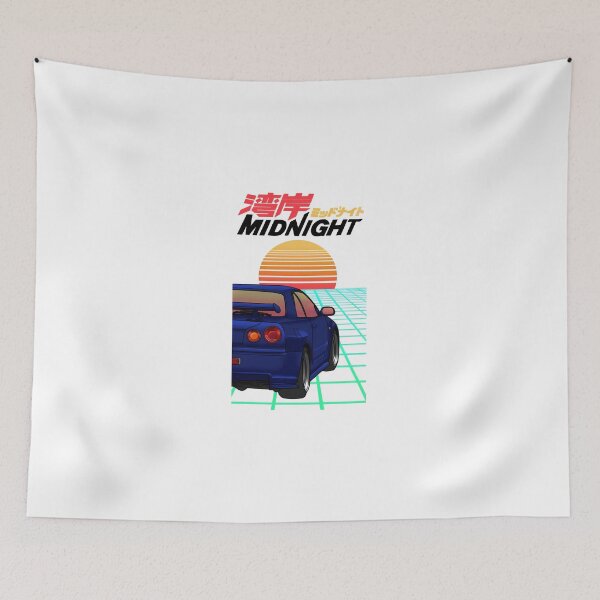 Item preview, Blue-R34-(Wangan-Midnight-Inspired) designed and sold by OdetteSandlin.