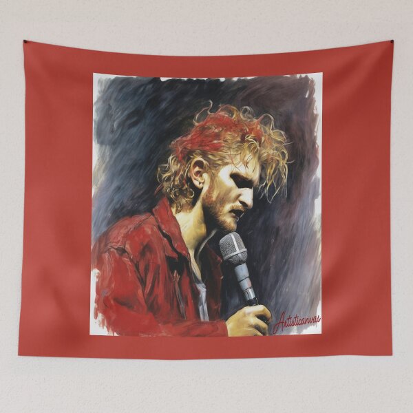 Item preview, "Layne Staley: Intense Grunge Energy on Stage" designed and sold by Artisticanvas.