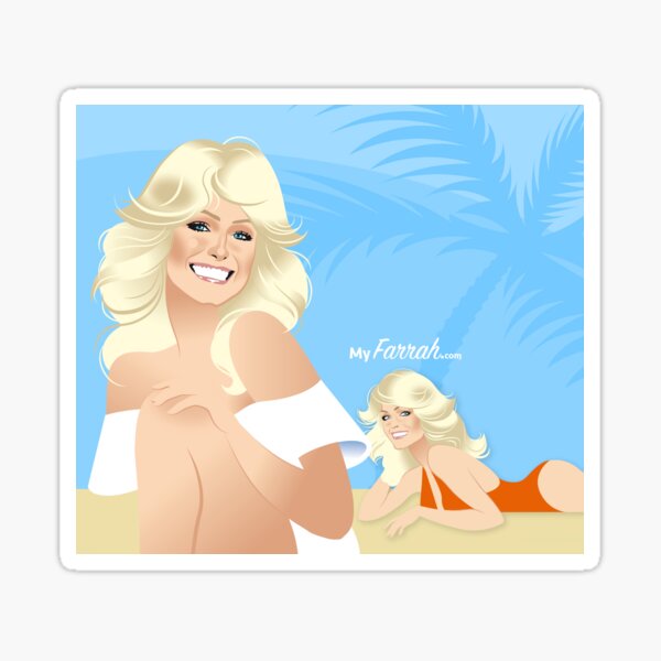 Beached Farrah Sticker
