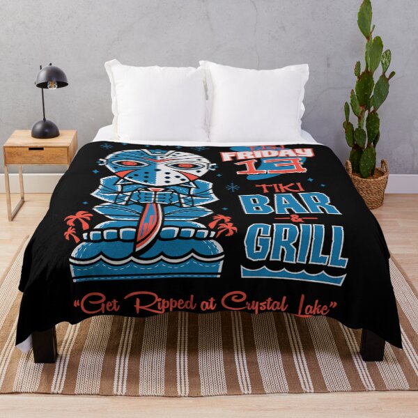Item preview, Summer Vintage Horror Halloween Adventure Movie Camp designed and sold by ToodlesEerie.