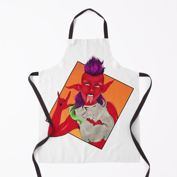 Item preview, Punk Demon – Fierce Original Art designed and sold by PinklePiCreates.