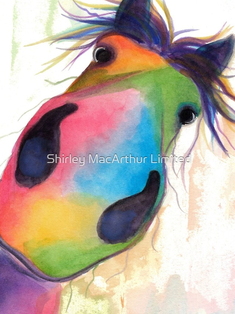 HORSE PRiNT 'MORELLO' BY SHiRLeY MacARTHuR by ShirleyMacA