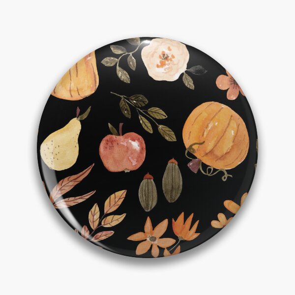 Item preview, Autumn Harvest Pumpkins Pears Rustic Fall Foliage Watercolor Throw Blanket designed and sold by FestivityFinds.
