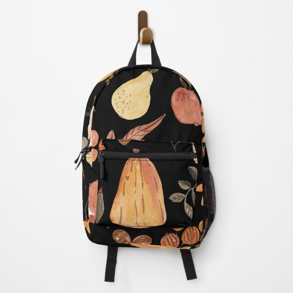 Item preview, Autumn Harvest Pumpkins Pears Rustic Fall Foliage Watercolor Throw Blanket designed and sold by FestivityFinds.