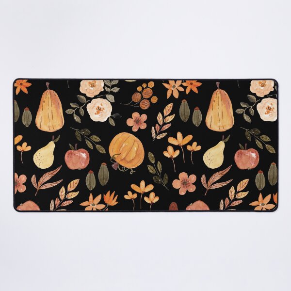 Item preview, Autumn Harvest Pumpkins Pears Rustic Fall Foliage Watercolor Throw Blanket designed and sold by FestivityFinds.