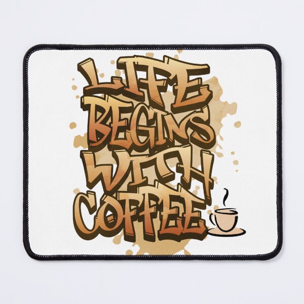 Item preview, Life Begins With Coffee designed and sold by oasisbt.
