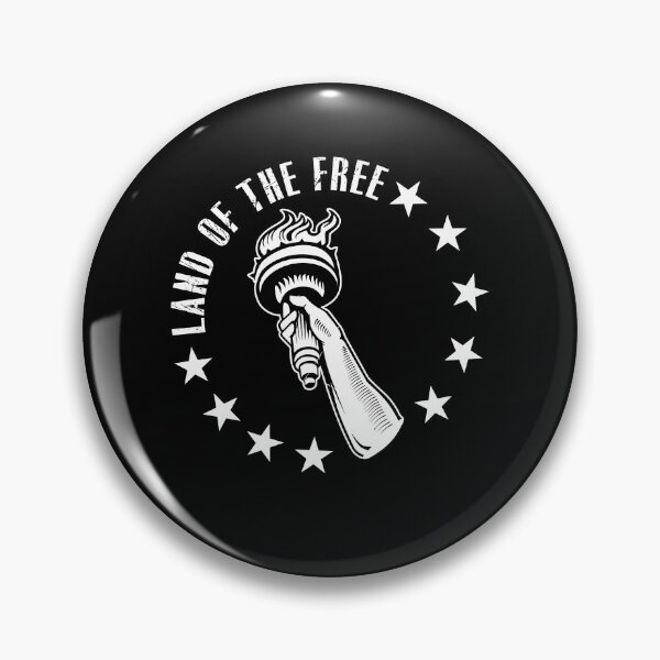 Item preview, "Lady Liberty Torch Graphic – American Freedom Symbol with Stars on Dark Canvas" designed and sold by Losthorsedesign.