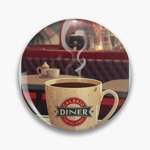 Item preview, Retro cafe in a classic American diner designed and sold by ShadyLotl.