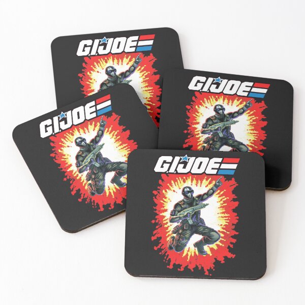 Item preview, Retro GI Joe Snake Eyes toy card back design designed and sold by VeryEnglishGent.