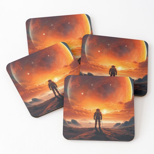 Item preview, Astronaut Sunset Silhouette | Cosmic Adventure Aesthetic designed and sold by cmgshoppp.