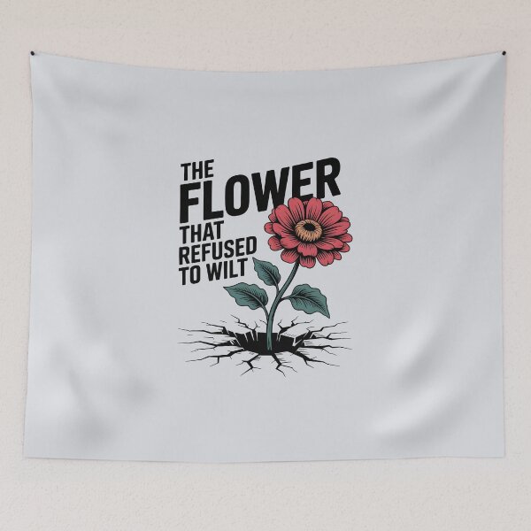 Item preview, The Flower That Refused to Wilt – Inspirational Spring Design designed and sold by Jollys-ArtShop.