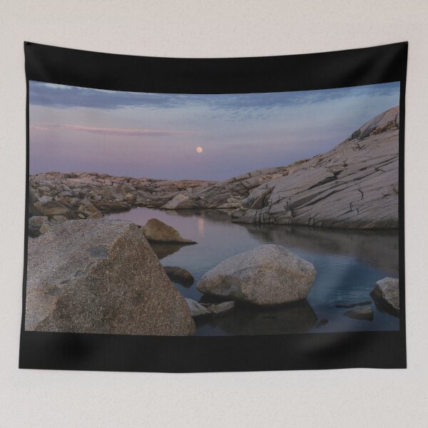 Item preview, Moon rise reflection at Peggy's Point, Nova Scotia, Canada designed and sold by Roxane Bay.