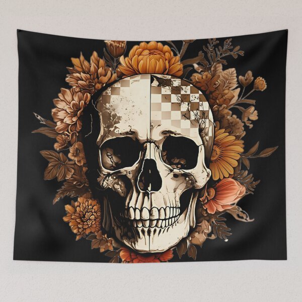 Item preview, Retro Floral Skeleton designed and sold by OtsukaHideoya2c.