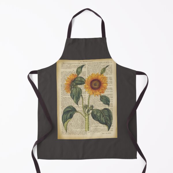 Item preview, Botanical-Print-On-Old-Book-Page---Sunflower designed and sold by BrooklynneFland.