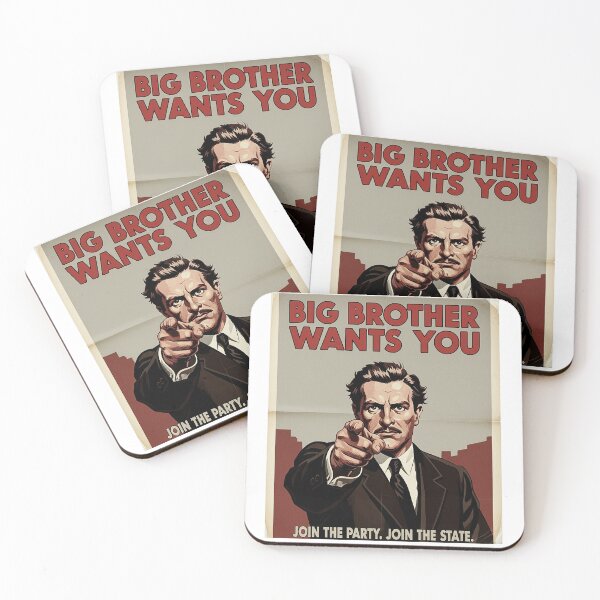 Item preview, Big Brother Wants YOU! - Inspired by George Orwell's '1984' designed and sold by AWooDesign.